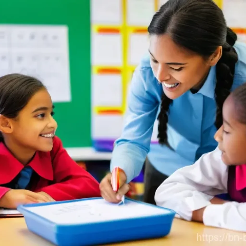 방글라데시의 교육 체계 - **Prompt: Collaborative Learning in a Modern Classroom**
"A group of diverse elementary school c...