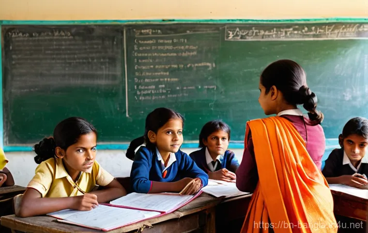 방글라데시의 교육 체계 - **Prompt: Collaborative Learning in a Modern Classroom**
"A group of diverse elementary school c... 방글라데시의 교육 체계 - **Prompt: Collaborative Learning in a Modern Classroom**
"A group of diverse elementary school c...