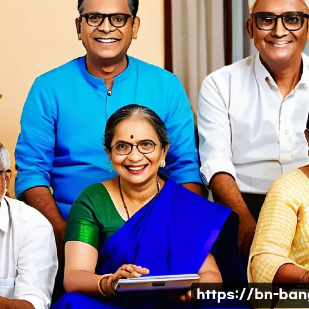 방글라데시의 소셜 미디어 사용 - A diverse group of Bengali people from different age groups engaging actively on social media platfo...