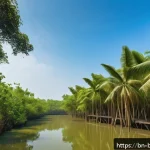 Home 23 방글라데시의 관광 투자 기회 - A vibrant eco-tourism resort nestled in the lush greenery of Bangladesh’s Sundarbans mangrove forest...